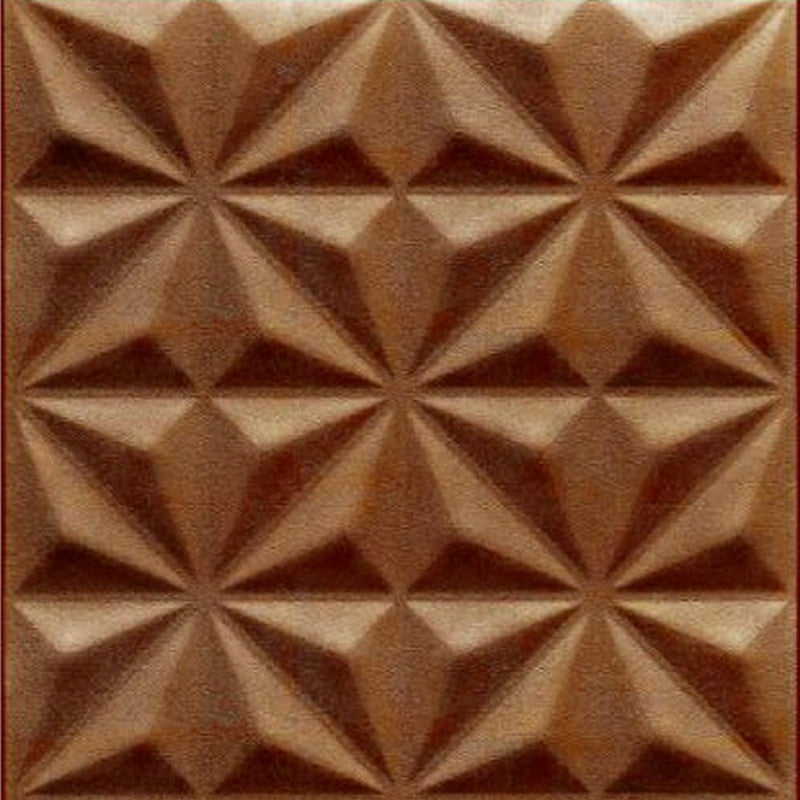 Brown E009 Wall Stickers Panel Self Adhesive