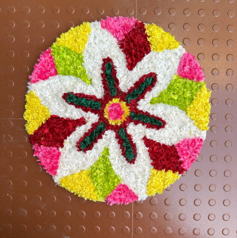 Rangoli Mat - E017 - 1ft Rangoli Mat - E017 - 1ft