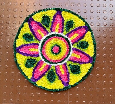 Rangoli Mat - E019 - 1ft
