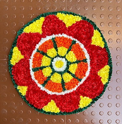Rangoli Mat - E024 - 1ft