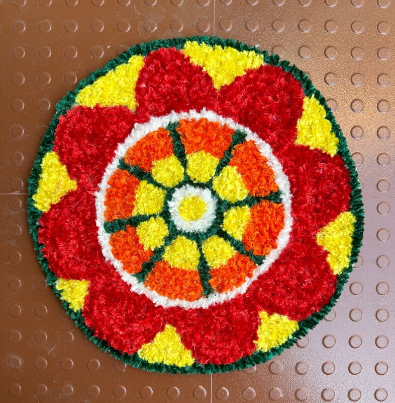 Rangoli Mat - E024 - 1ft