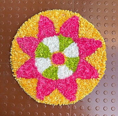 Rangoli Mat - E026 - 1ft