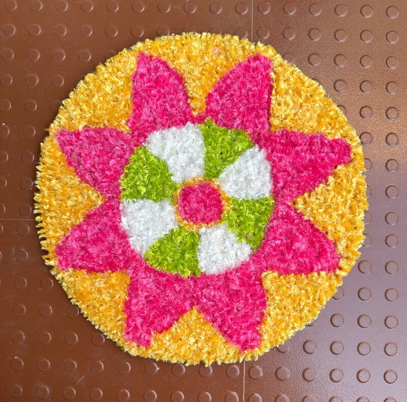 Rangoli Mat - E026 - 1ft Rangoli Mat - E026 - 1ft