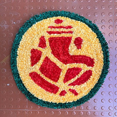 Rangoli Mat - E027 -1ft