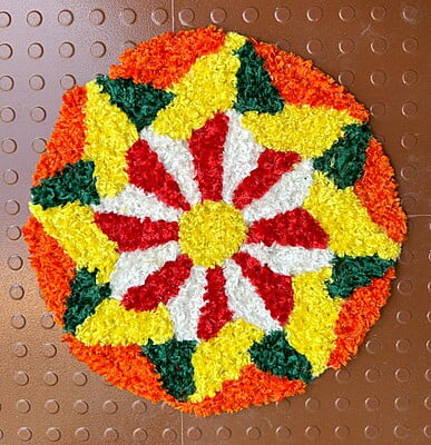 Rangoli Mat - E028 - 1ft