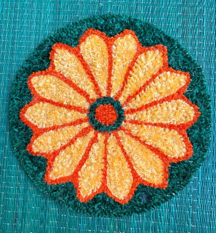 Rangoli Mat - E034 - 1ft Rangoli Mat - E034 - 1ft