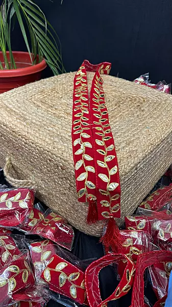 Velvet Welcome Swagat Dupatta for Barati