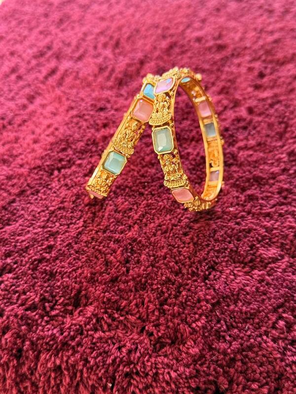 Bangles with glitters