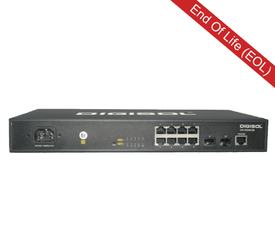 Digisol L2 Gigabit Dual Stack Intelligent Switch – DG-GS4610E