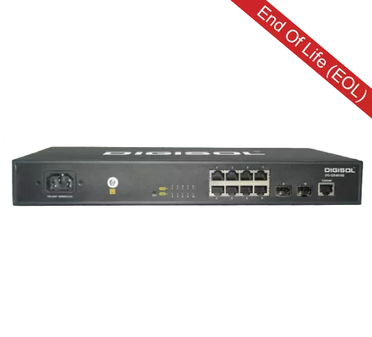 Digisol L2 Gigabit Dual Stack Intelligent Switch – DG-GS4610E