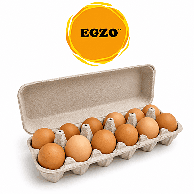 EGZO Free Range Brown Eggs 12pcs