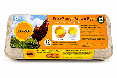 EGZO Free Range Brown Eggs 12pcs