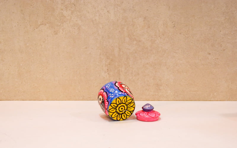 Wooden Sindur Box / Dani / Pharua