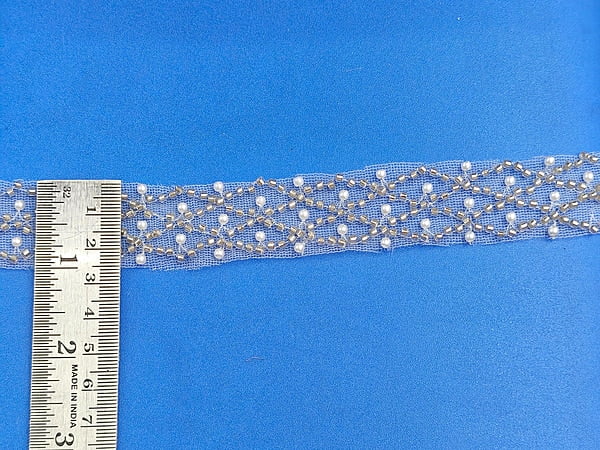 Beads Barfi Lace 9 Mtr