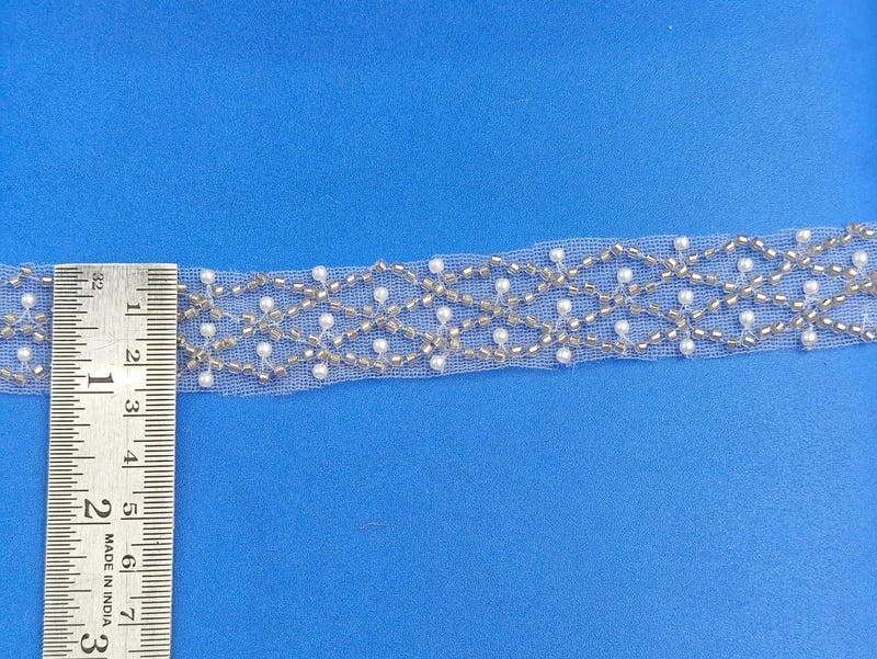 Beads Barfi Lace 9 Mtr