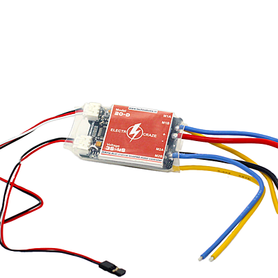 ELECTROCRAZE 20D-BD DUAL CHANNEL 20AMP BRUSHED MOTOR CONTROLLER ELECTROCRAZE 20D-BD DUAL CHANNEL 20AMP BRUSHED MOTOR CONTROLLER