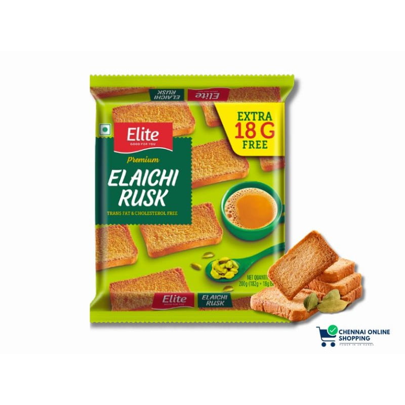 ELITE PREMIUM ELAICHI RUSK 200G