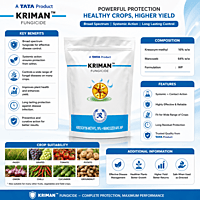 Tata Rallis KRIMAN® Fungicide (Kresoxim-methyl 18% + Mancozeb 54% WP) | Vetrivel Agro Services