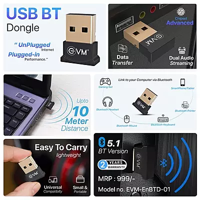 Bluetooth Dongle USB EVM-EnBTD-01