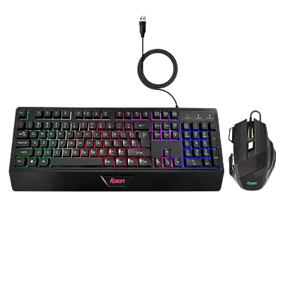 GAMING KEYBOARD & MOUSE COMBO FOXIN ENDEAVOUR FGK-9992