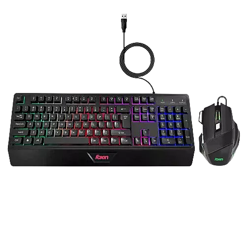 GAMING KEYBOARD & MOUSE COMBO FOXIN ENDEAVOUR FGK-9992