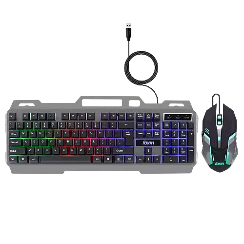 GAMING KEYBOARD & MOUSE COMBO FOXIN THUNDER FGK-9991