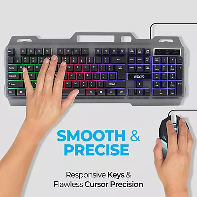 GAMING KEYBOARD & MOUSE COMBO FOXIN THUNDER FGK-9991