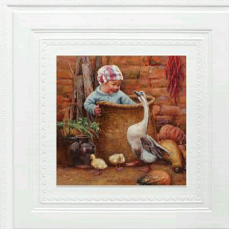 White Kid Wall Stickers Panel Self Adhesive