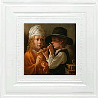 White Kids Wall Stickers Panel Self Adhesive