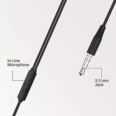 Earphone Ambrane EP-56 Pro Black