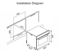 Oven Elica BI O 82L 0962 EPBI MMF Knobs Inox Black Oven Elica BI O 82L 0962 EPBI MMF Knobs Inox Black
