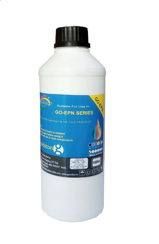 Gocolor Epson Compatible Inkjet Ink 1000 ml or 2x500 ml _ BLACK Gocolor Epson Compatible Inkjet Ink 1000 ml or 2x500 ml _ BLACK
