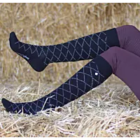 Equitheme Resille Socks/Black(31-34)