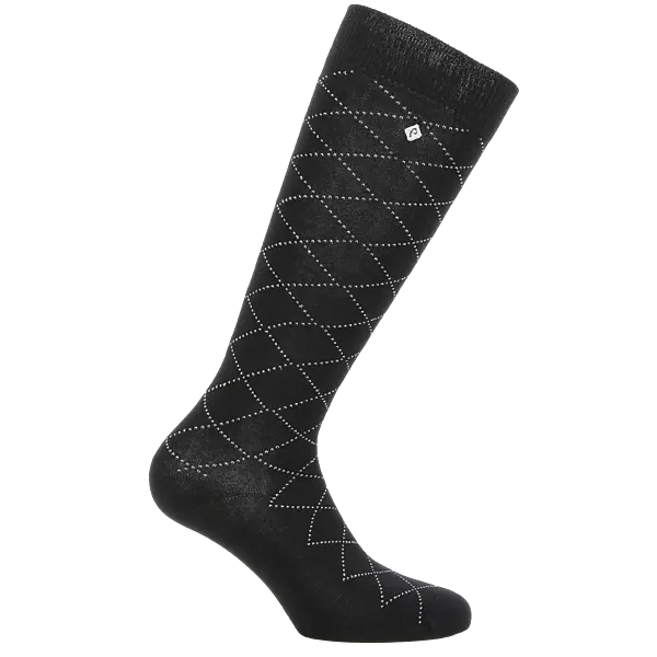 Equitheme Resille Socks/Black(31-34)