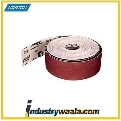 Norton 4 Inch 100 GRIT GA106 Bear Premium R240 Emery Rolls Quantity - 50 Mtr Per 1 Roll