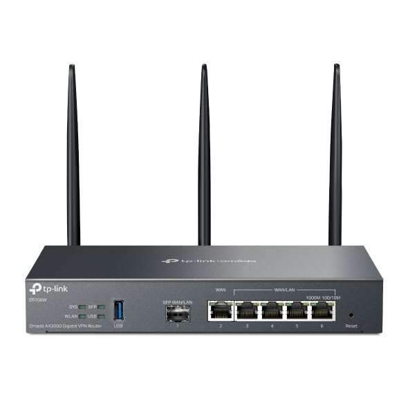 TP-Link Omada Gigabit AX3000 WiFi 6 VPN Router ,ER706W