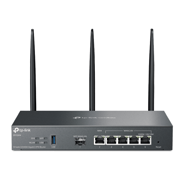 TP-Link Omada Gigabit AX3000 WiFi 6 VPN Router ,ER706W