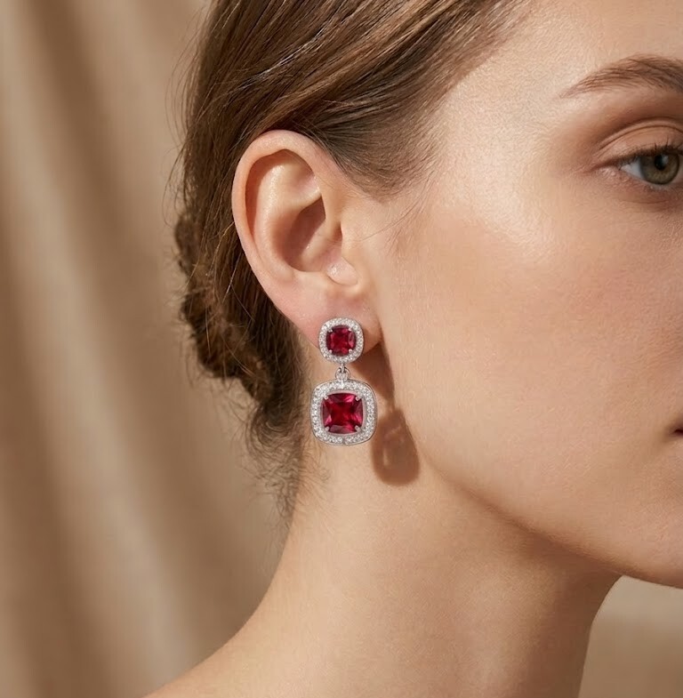Florium™ Minimalist AD Hoop Earring [ERAD-02B]
