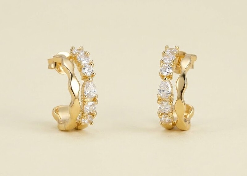 Florium™ Minimalist AD Hoop Earring [ERAD-05]