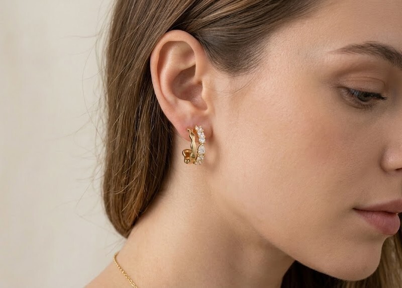 Florium™ Minimalist AD Hoop Earring [ERAD-05]