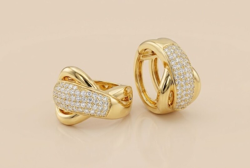 Florium™ Minimalist AD Hoop Earring [ERAD-06]