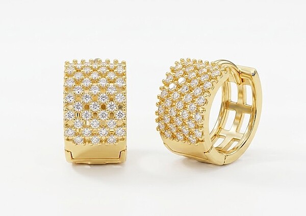 Florium™ Minimalist AD Hoop Earring [ERAD-07]