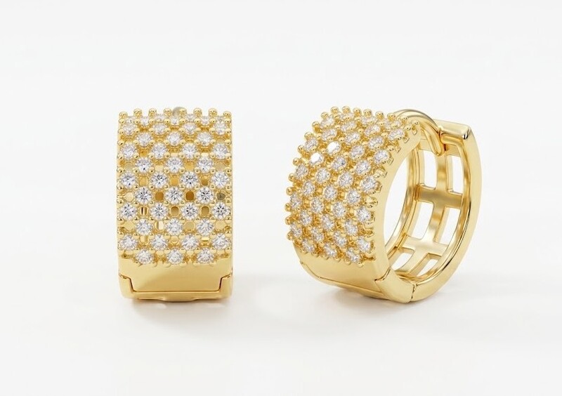 Florium™ Minimalist AD Hoop Earring [ERAD-07]