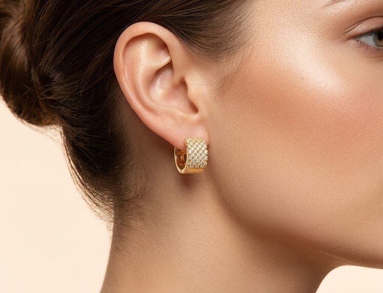 Florium™ Minimalist AD Hoop Earring [ERAD-07]