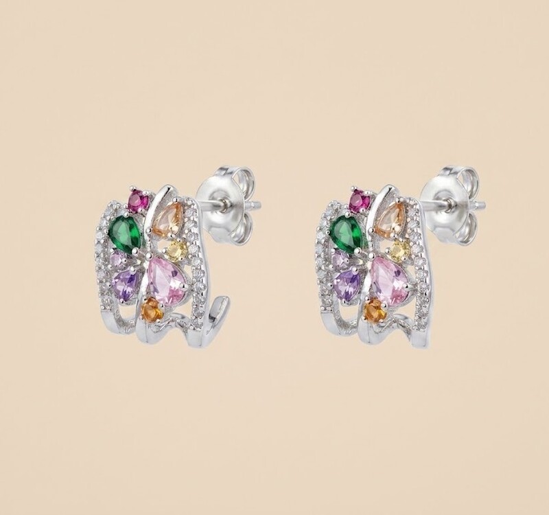 Florium™ Minimalist AD Hoop Earring [ERAD-08]