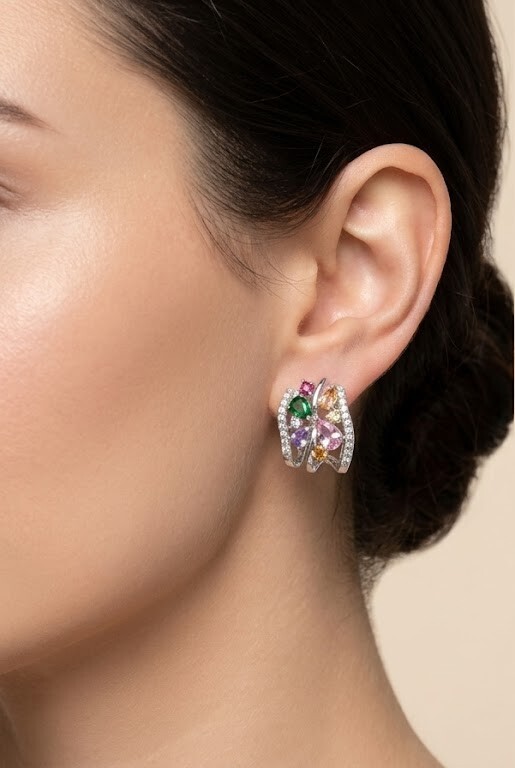 Florium™ Minimalist AD Hoop Earring [ERAD-08]