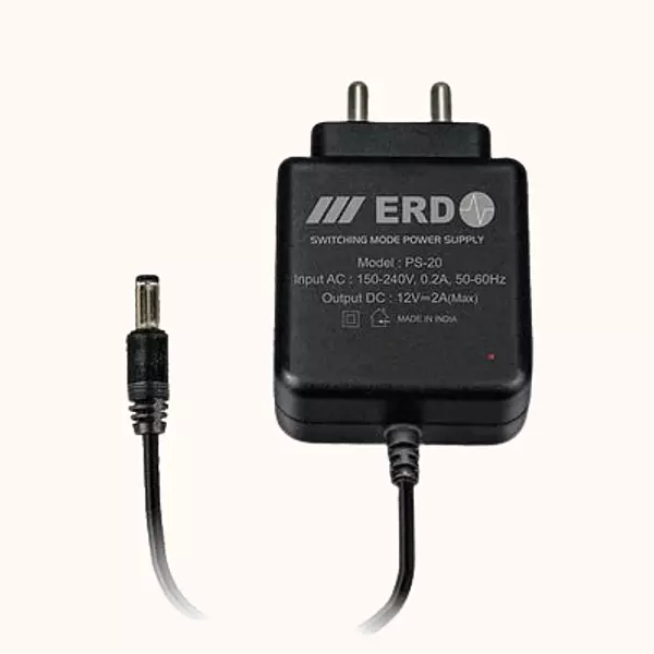 ERD SMPS ADAPTOR  12V DC-1A 5521 ( PS-10 )