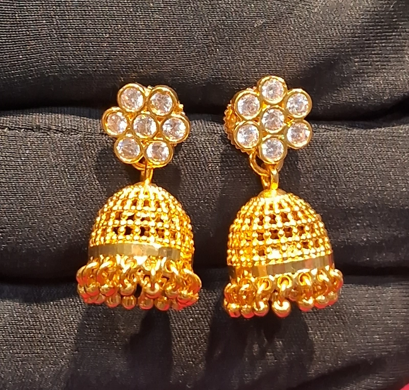 JHUMKA Gold Plated