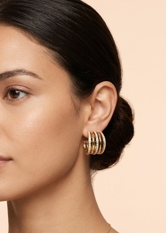 Florium™ Minimalist Hoop Earring [ERSS-44]
