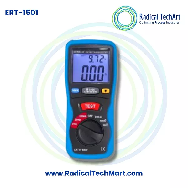 Metravi ERT-1501 Digital Earth Resistance Tester with Kit